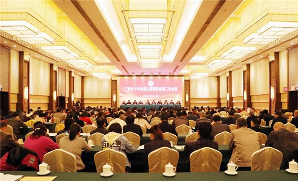 广西红十字会第九届理事会第二次会议在南宁召开