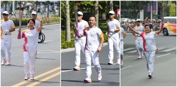 “薪火”传递有“红”人 ——浙江各地红十字人参加杭州亚运会火炬传递